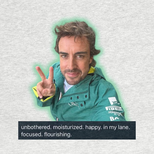 Thriving Fernando Alonso by Formula Ghostly